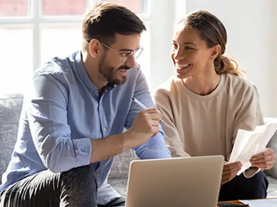 Image of happily married couple